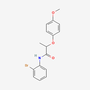 N-(2-bromophenyl)-2-(4-methoxyphenoxy)propanamide