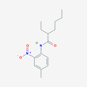 2-ethyl-N-(4-methyl-2-nitrophenyl)hexanamide