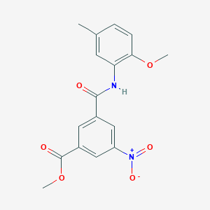 Methyl 3-[(2-methoxy-5-methylphenyl)carbamoyl]-5-nitrobenzoate