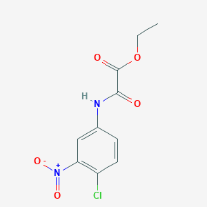 Ethyl {4-chloro-3-nitroanilino}(oxo)acetate