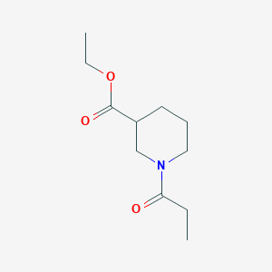 molecular formula C11H19NO3 B4106180 ethyl 1-propionyl-3-piperidinecarboxylate 