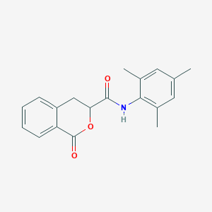 molecular formula C19H19NO3 B4106186 N-mesityl-1-oxo-3,4-dihydro-1H-isochromene-3-carboxamide 