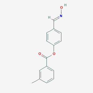 3-Methyl-benzoic acid 4-(hydroxyimino-methyl)-phenyl ester