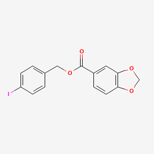 4-iodobenzyl 1,3-benzodioxole-5-carboxylate