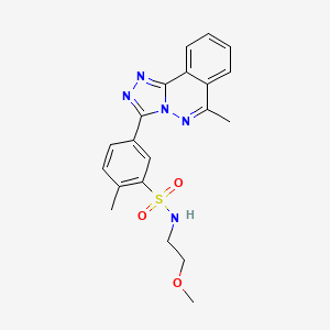 N-(2-methoxyethyl)-2-methyl-5-(6-methyl[1,2,4]triazolo[3,4-a]phthalazin-3-yl)benzenesulfonamide