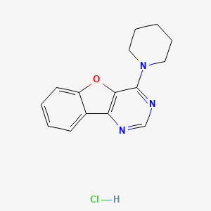 4-(1-piperidinyl)[1]benzofuro[3,2-d]pyrimidine hydrochloride