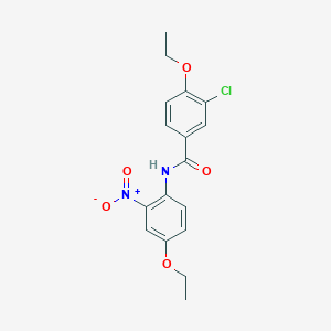 3-chloro-4-ethoxy-N-{4-ethoxy-2-nitrophenyl}benzamide