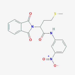 2-(1,3-dioxo-1,3-dihydro-2H-isoindol-2-yl)-N-{3-nitrophenyl}-4-(methylsulfanyl)butanamide
