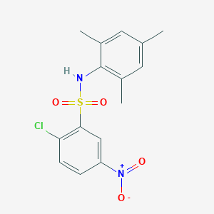 2-chloro-5-nitro-N-(2,4,6-trimethylphenyl)benzenesulfonamide