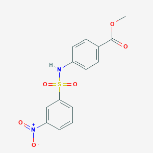 Methyl 4-[(3-nitrophenyl)sulfonylamino]benzoate
