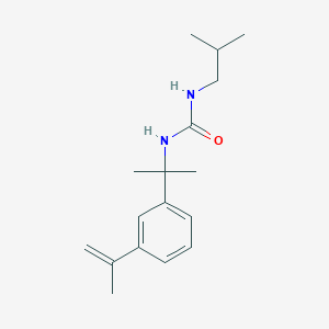 molecular formula C17H26N2O B4106454 N-isobutyl-N'-[1-(3-isopropenylphenyl)-1-methylethyl]urea 
