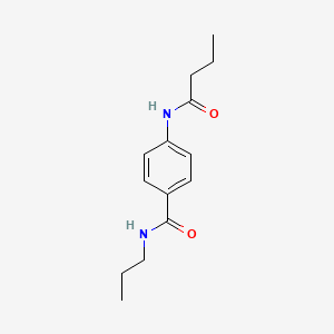 4-(butyrylamino)-N-propylbenzamide