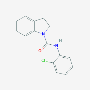 molecular formula C15H13ClN2O B410649 N-(2-chlorophenyl)indoline-1-carboxamide 