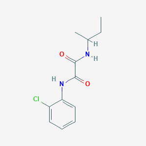 molecular formula C12H15ClN2O2 B4106692 N-(sec-butyl)-N'-(2-chlorophenyl)ethanediamide 