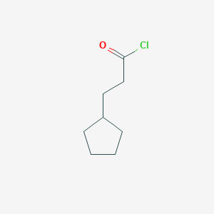 molecular formula C8H13ClO B041068 3-环戊基丙酰氯 CAS No. 104-97-2