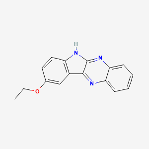 molecular formula C16H13N3O B4106836 9-ethoxy-6H-indolo[2,3-b]quinoxaline 