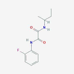 N-(sec-butyl)-N'-(2-fluorophenyl)ethanediamide