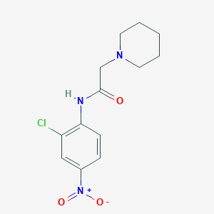 N-{2-chloro-4-nitrophenyl}-2-(1-piperidinyl)acetamide