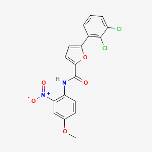 5-(2,3-dichlorophenyl)-N-(4-methoxy-2-nitrophenyl)-2-furamide