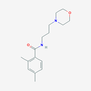 2,4-dimethyl-N-[3-(4-morpholinyl)propyl]benzamide