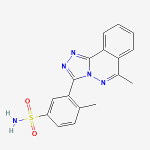 4-methyl-3-(6-methyl[1,2,4]triazolo[3,4-a]phthalazin-3-yl)benzenesulfonamide