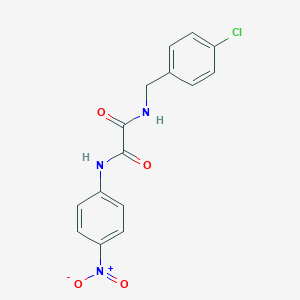 molecular formula C15H12ClN3O4 B410710 N-(4-chlorobenzyl)-N'-(4-nitrophenyl)ethanediamide 