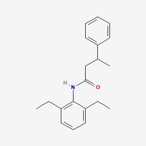 molecular formula C20H25NO B4107143 N-(2,6-diethylphenyl)-3-phenylbutanamide 