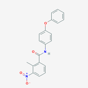 molecular formula C20H16N2O4 B410733 2-methyl-3-nitro-N-(4-phenoxyphenyl)benzamide 