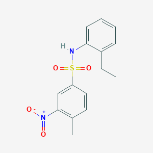 N-(2-ethylphenyl)-4-methyl-3-nitrobenzenesulfonamide