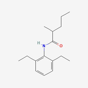 molecular formula C16H25NO B4107381 N-(2,6-diethylphenyl)-2-methylpentanamide 