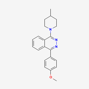 1-(4-methoxyphenyl)-4-(4-methyl-1-piperidinyl)phthalazine