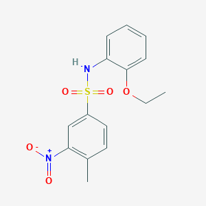 N-(2-ethoxyphenyl)-3-nitro-4-methylbenzenesulfonamide