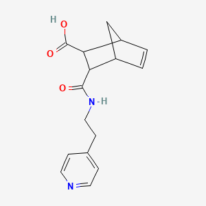 3-({[2-(4-pyridinyl)ethyl]amino}carbonyl)bicyclo[2.2.1]hept-5-ene-2-carboxylic acid