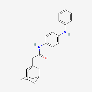 2-(1-adamantyl)-N-(4-anilinophenyl)acetamide
