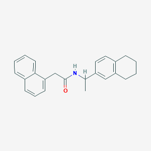 2-(1-naphthyl)-N-[1-(5,6,7,8-tetrahydro-2-naphthalenyl)ethyl]acetamide