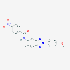 N-[2-(4-Methoxy-phenyl)-6-methyl-2H-benzotriazol-5-yl]-4-nitro-benzamide