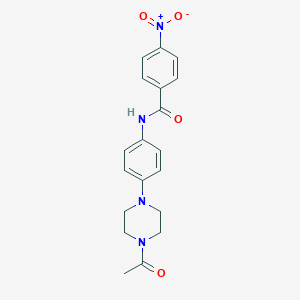 N-[4-(4-Acetyl-piperazin-1-yl)-phenyl]-4-nitro-benzamide