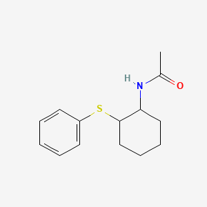 N-[2-(phenylthio)cyclohexyl]acetamide