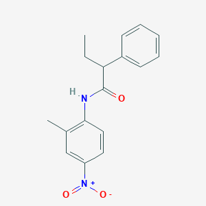 molecular formula C17H18N2O3 B410788 N-(2-methyl-4-nitrophenyl)-2-phenylbutanamide 