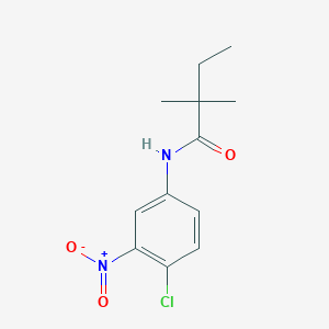N-(4-chloro-3-nitrophenyl)-2,2-dimethylbutanamide