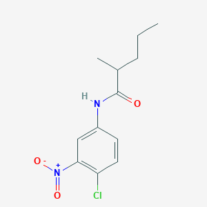 N-(4-chloro-3-nitrophenyl)-2-methylpentanamide