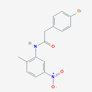 2-(4-bromophenyl)-N-(2-methyl-5-nitrophenyl)acetamide