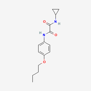 molecular formula C15H20N2O3 B4107952 N-(4-butoxyphenyl)-N'-cyclopropylethanediamide 