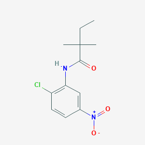 molecular formula C12H15ClN2O3 B410796 N-(2-chloro-5-nitrophenyl)-2,2-dimethylbutanamide 