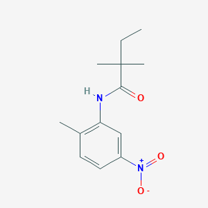 2,2-dimethyl-N-(2-methyl-5-nitrophenyl)butanamide