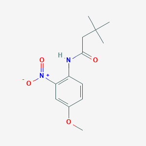N-(4-methoxy-2-nitrophenyl)-3,3-dimethylbutanamide