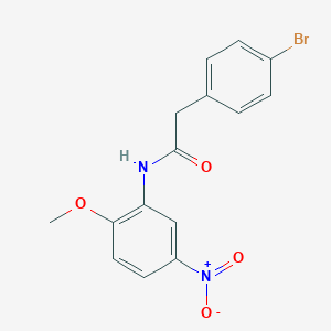 2-(4-bromophenyl)-N-(2-methoxy-5-nitrophenyl)acetamide