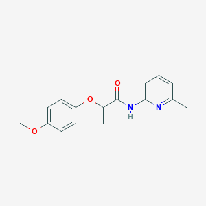 2-(4-methoxyphenoxy)-N-(6-methyl-2-pyridinyl)propanamide