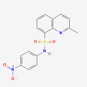 2-methyl-N-(4-nitrophenyl)-8-quinolinesulfonamide