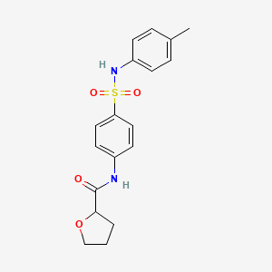 N-(4-{[(4-methylphenyl)amino]sulfonyl}phenyl)tetrahydro-2-furancarboxamide